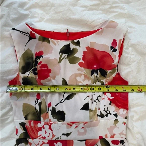 Dress Barn Floral Sheath Dress/ Woman/ Size Petite 4 - Picture 11 of 15